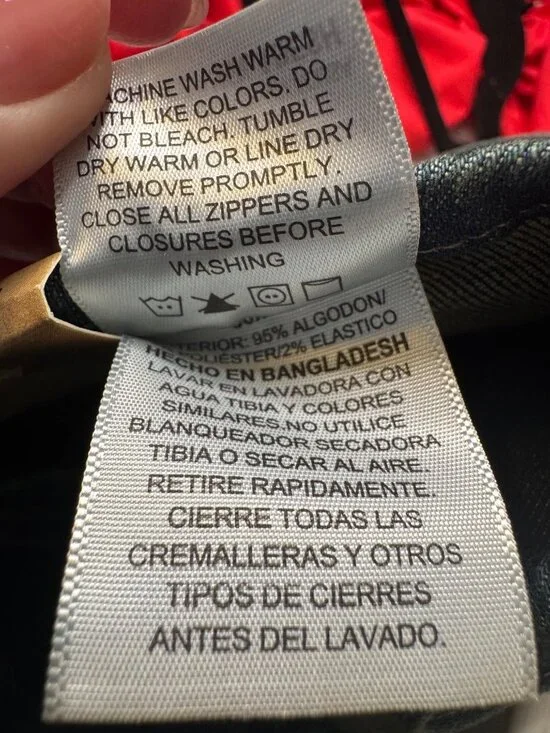 Berne Bib Overalls Size 36/34 Washed Flex Denim Reinforced Knee NWT - Picture 11 of 16